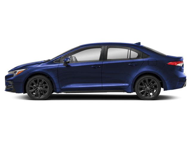 White 2023 Corolla Hybrid