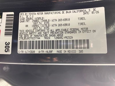 2026 Toyota Tacoma Limited