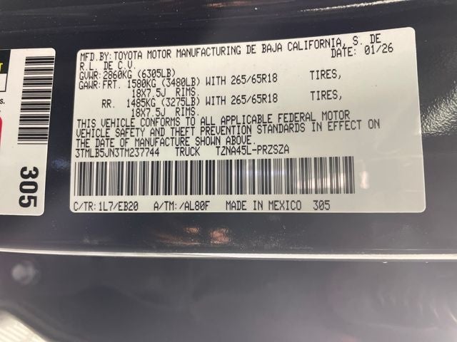 2026 Toyota Tacoma Limited