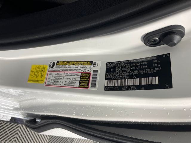 2026 Toyota Sienna Platinum 7 Passenger