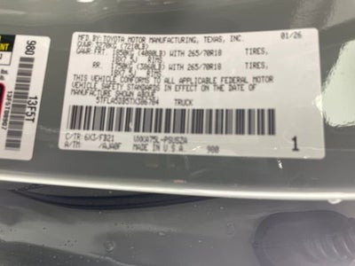 2026 Toyota Tundra SR5