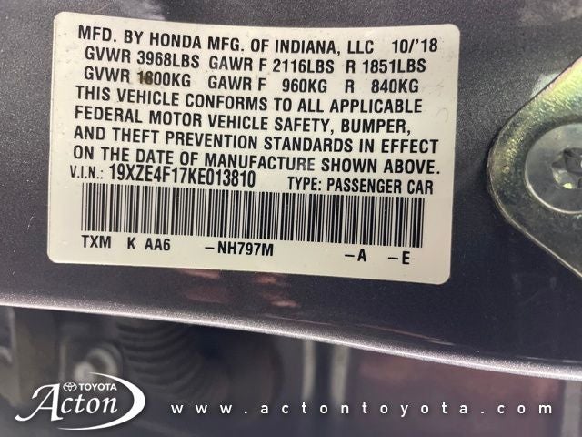 2019 Honda Insight LX