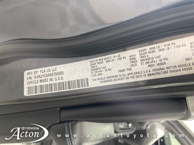 2022 Jeep Grand Cherokee Trailhawk 4xe