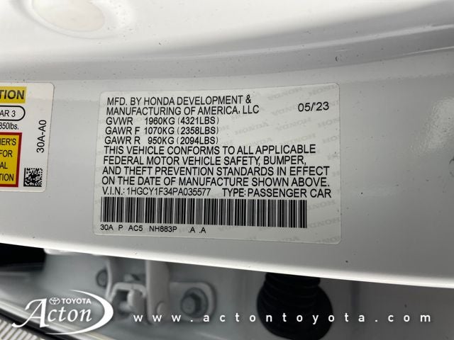 2023 Honda Accord EX