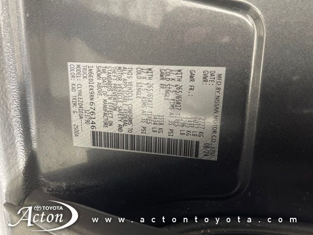 2024 Nissan Frontier SL