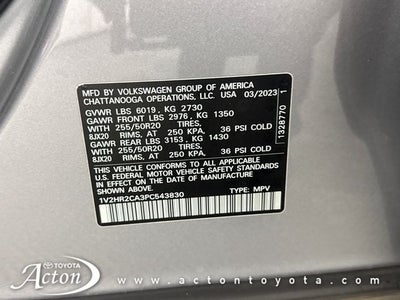 2023 Volkswagen Atlas 3.6L V6 SE w/Technology