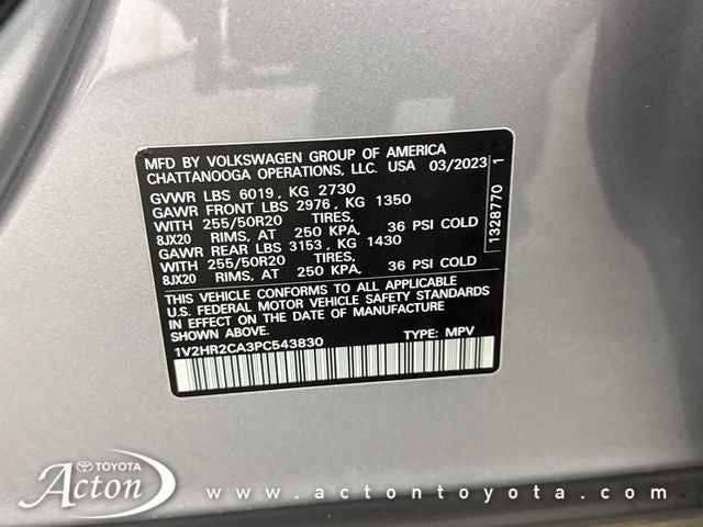 2023 Volkswagen Atlas 3.6L V6 SE w/Technology