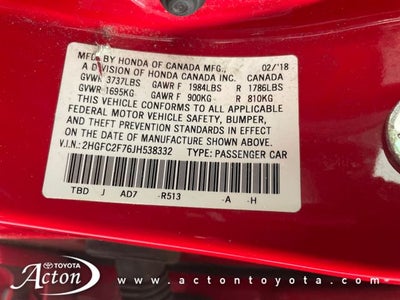 2018 Honda Civic EX