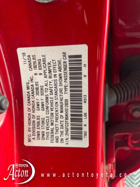 2019 Honda Civic Sport