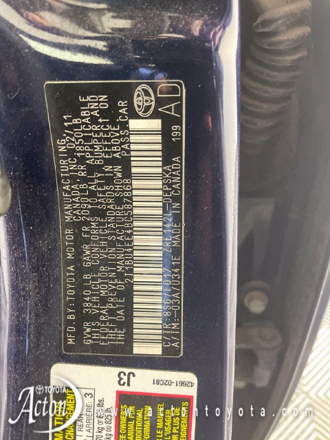 2011 Toyota COROLLA S