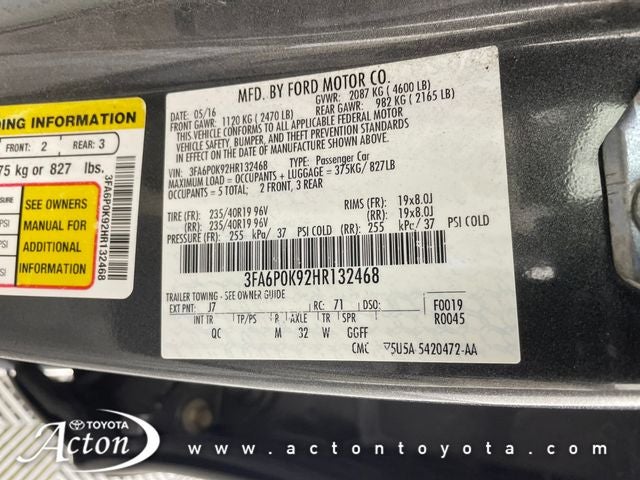 2017 Ford Fusion Platinum
