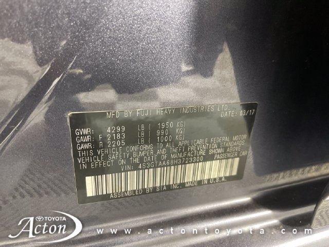 2017 Subaru Impreza 2.0i