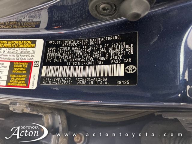 2019 Toyota Avalon Hybrid Limited
