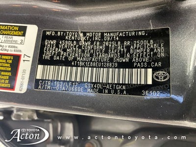 2014 Toyota AVALON XLE Premium