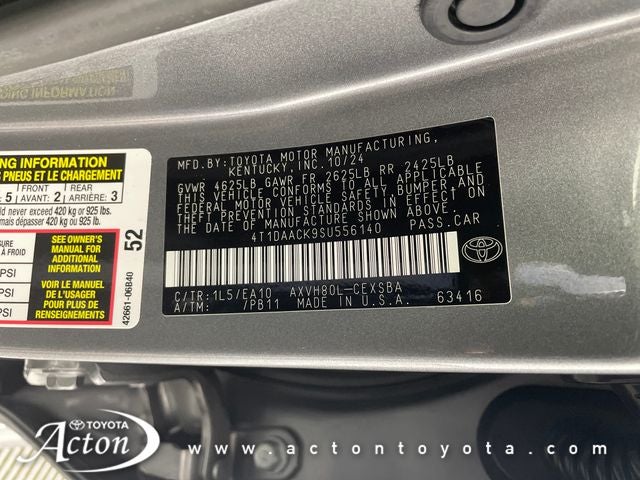 2025 Toyota Camry SE