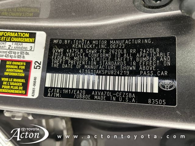 2023 Toyota Camry SE