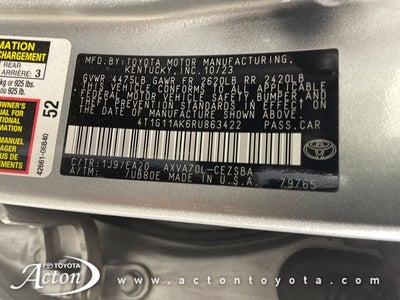2024 Toyota CAMRY SE