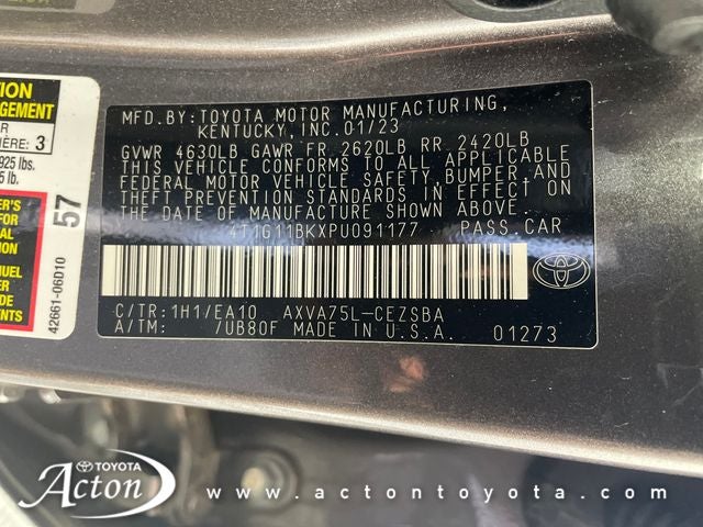 2023 Toyota CAMRY SE