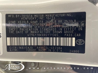 2024 Toyota CAMRY SE