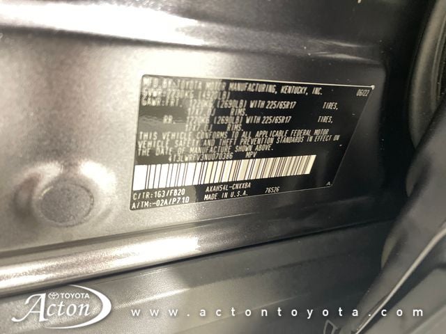 2022 Toyota RAV4 Hybrid LE
