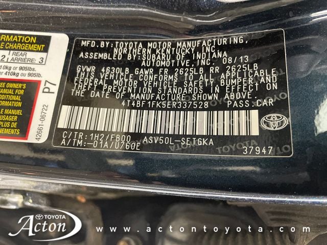 2014 Toyota CAMRY XLE