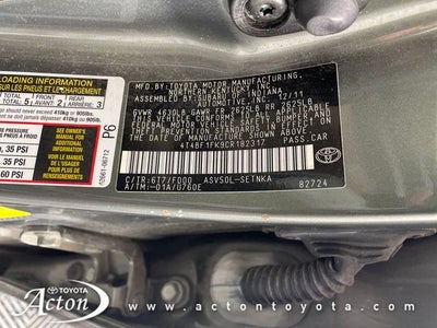 2012 Toyota CAMRY LE