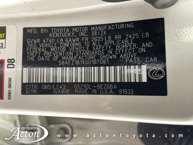 2025 Lexus ES 350 Ultra Luxury