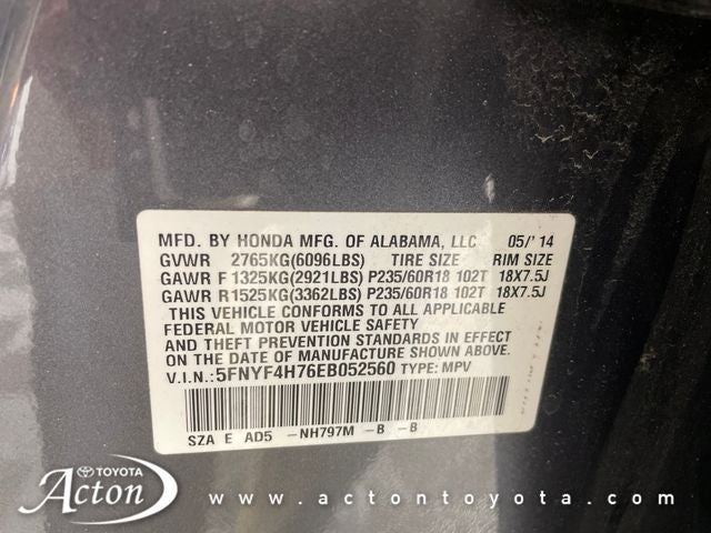 2014 Honda Pilot EX-L