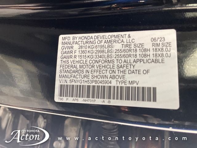 2023 Honda Pilot EX-L 7 Passenger