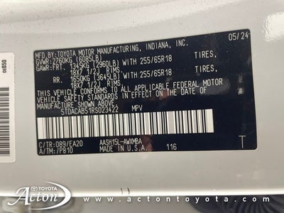 2024 Toyota GRAND HIGHLANDER HV XLE