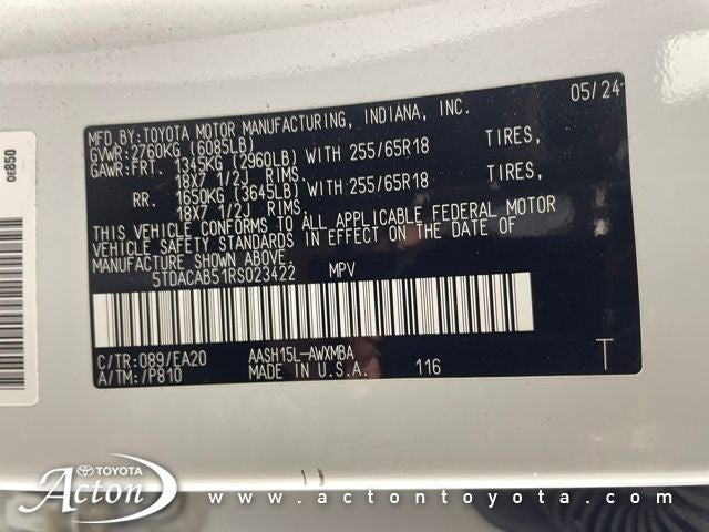 2024 Toyota GRAND HIGHLANDER HV XLE