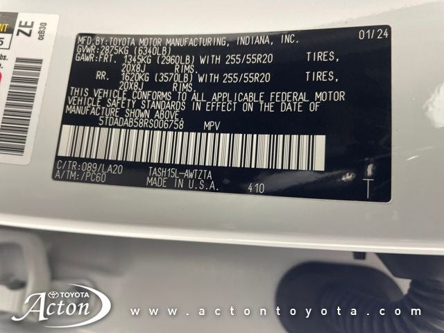 2024 Toyota GRAND HIGHLANDER HV MAX Platinum