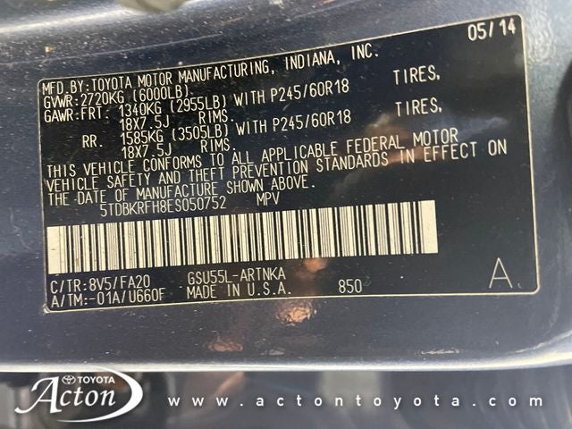 2014 Toyota HIGHLANDER LE Plus V6