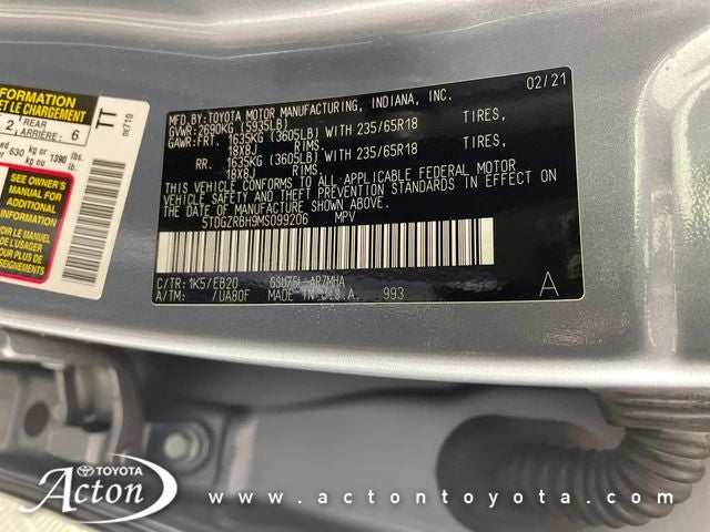 2021 Toyota Highlander XLE