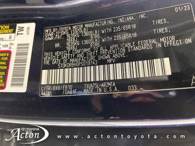 2023 Toyota HIGHLANDER XLE