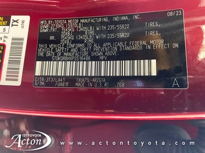 2023 Toyota HIGHLANDER Platinum