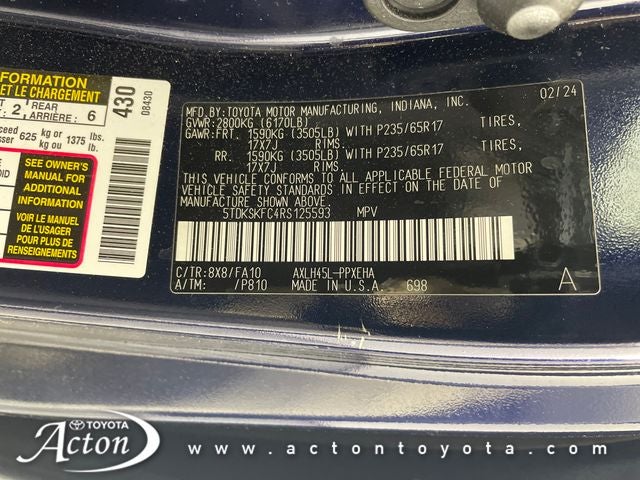 2024 Toyota Sienna LE 8 Passenger