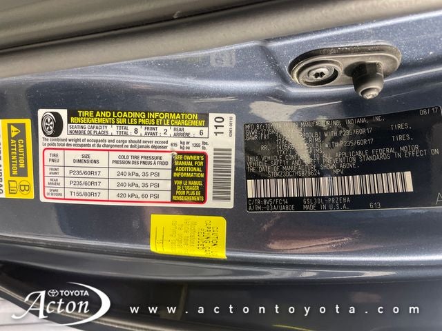 2017 Toyota Sienna LE 8 Passenger