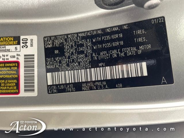 2022 Toyota SIENNA LTD AWD Limited 7 Passenger