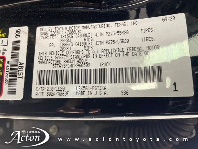 2021 Toyota TUNDRA 4X4 Platinum