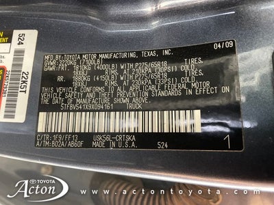 2009 Toyota Tundra SR5