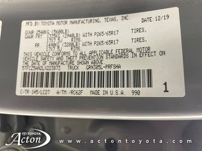 2020 Toyota TACOMA TRD SPORT TRD Sport V6