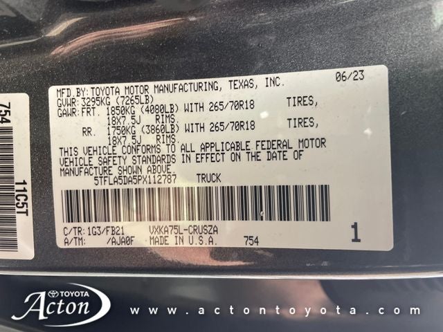 2023 Toyota TUNDRA 4X4 SR5