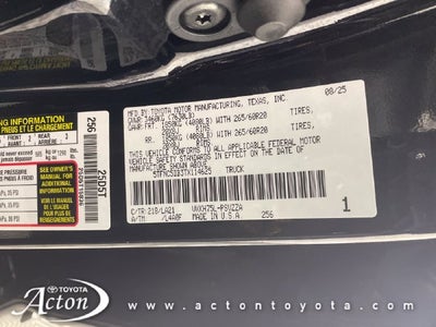2026 Toyota Tundra i-FORCE MAX Platinum