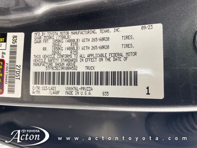 2024 Toyota Tundra i-FORCE MAX Platinum
