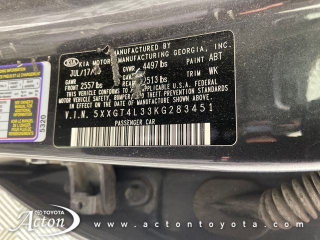 2019 Kia Optima S