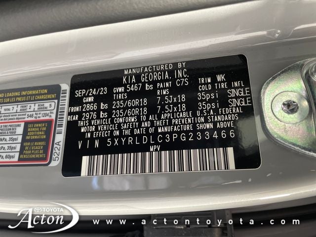 2023 Kia Sorento X-Line S