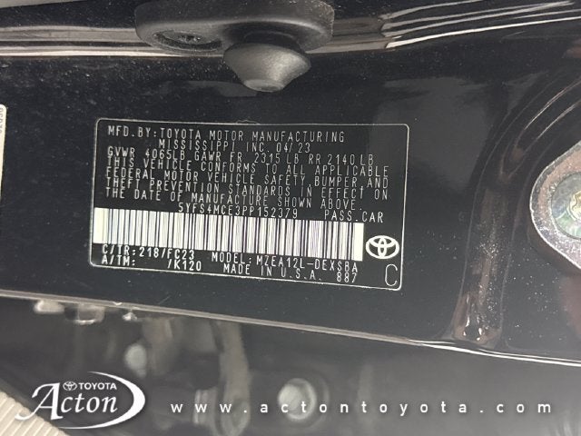 2023 Toyota Corolla SE