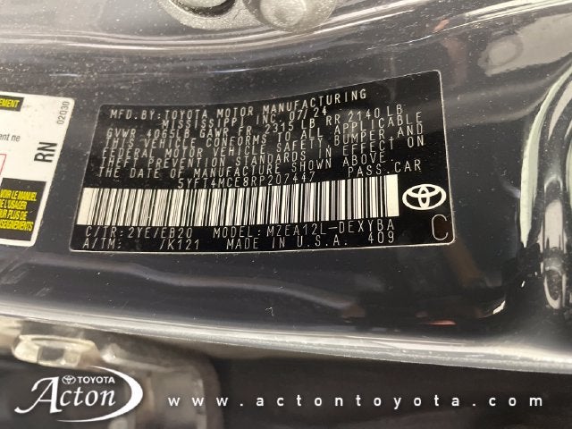 2024 Toyota Corolla XSE