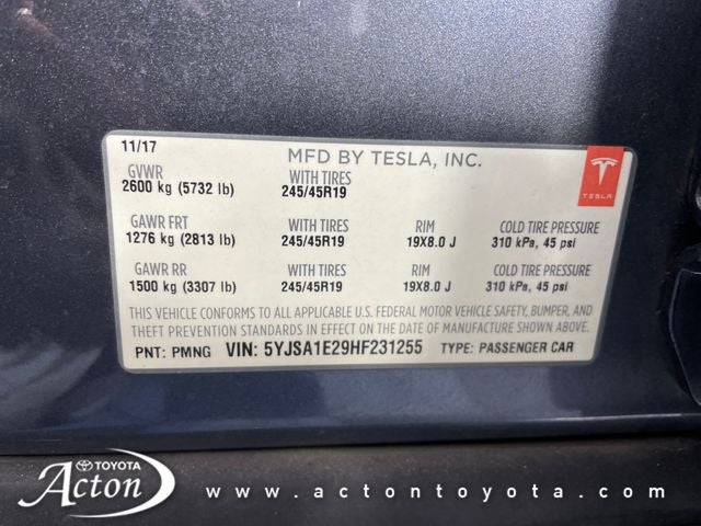 2017 Tesla Model S 75D